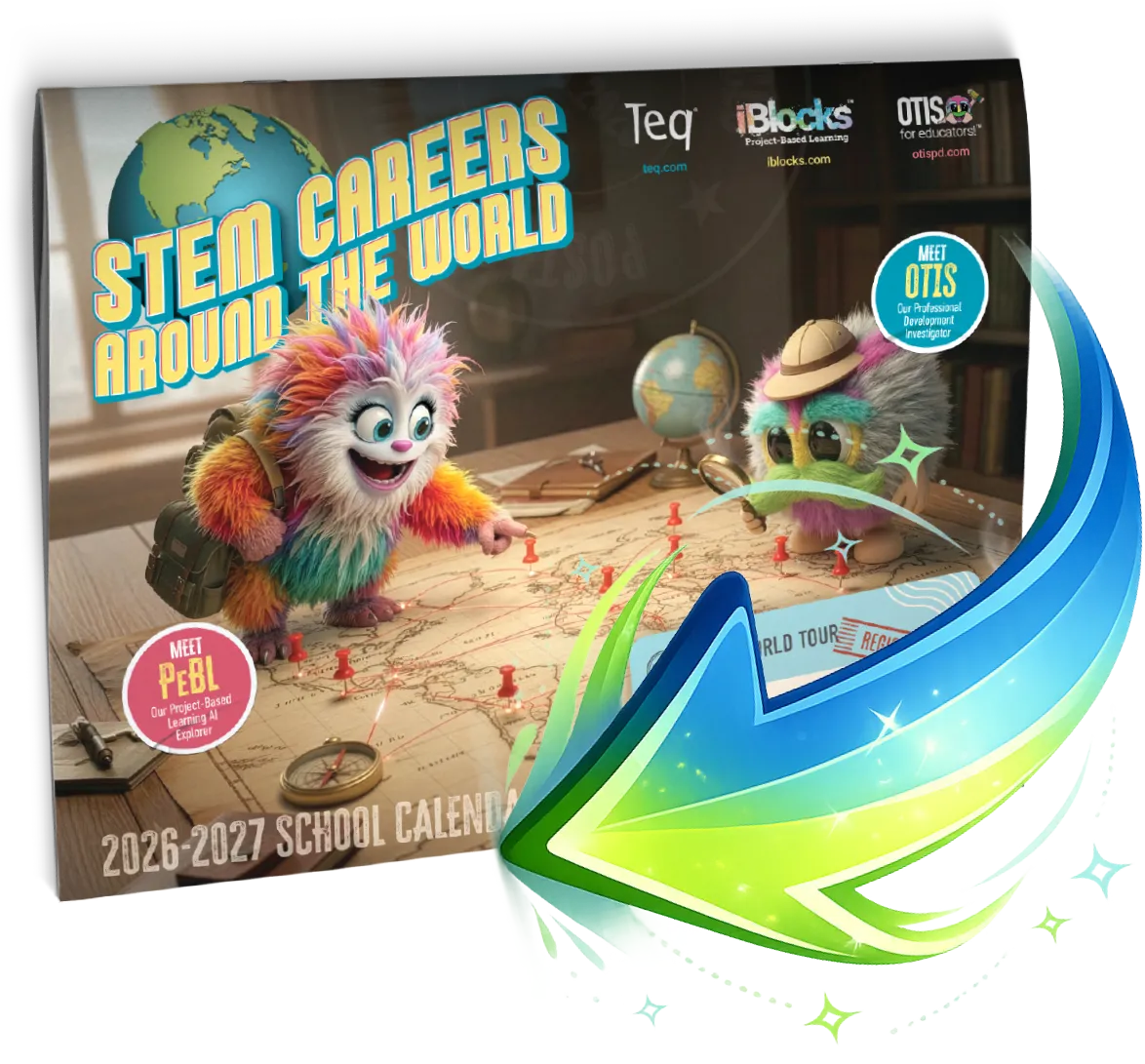 Download the FREE 2026-2027 STEM Careers Around the World Calendar