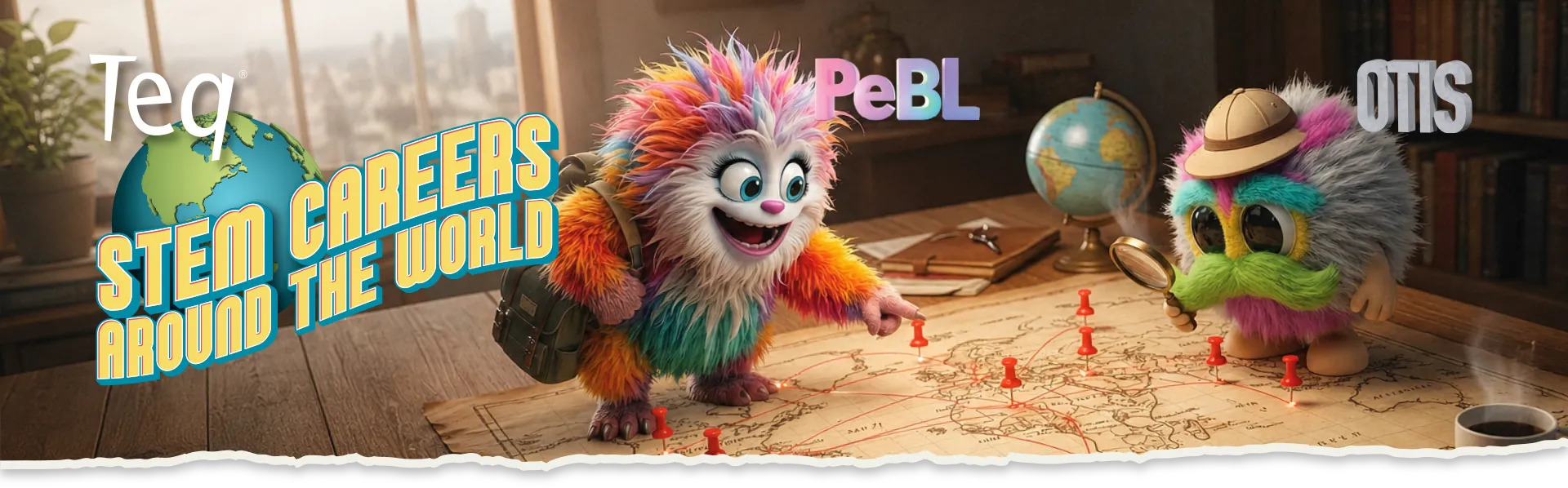 Teq's STEM Careers Around the World with PeBL and OTIS