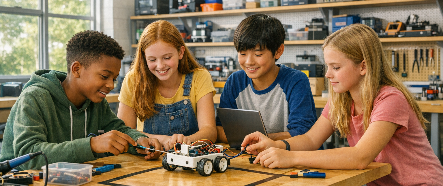 How to Implement Project-Based Learning (PBL) with STEM Robotics & Makerspace Equipment