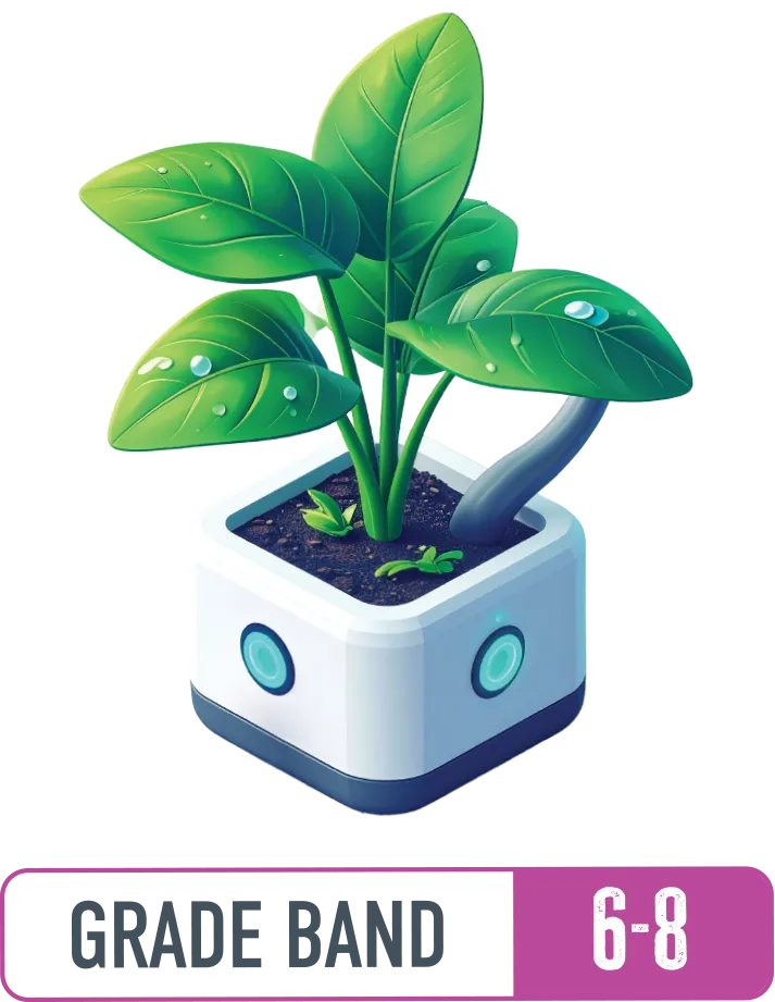 Geometric Self-Watering Planter - Grades: 6-8